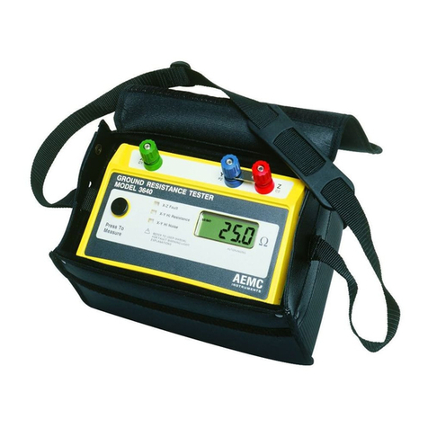 AEMC 3640 user manual