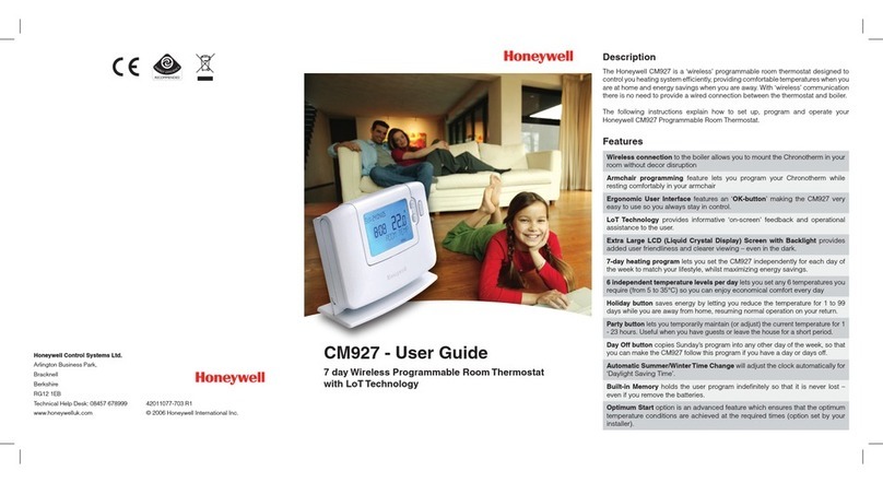 Honeywell CM927 User manual