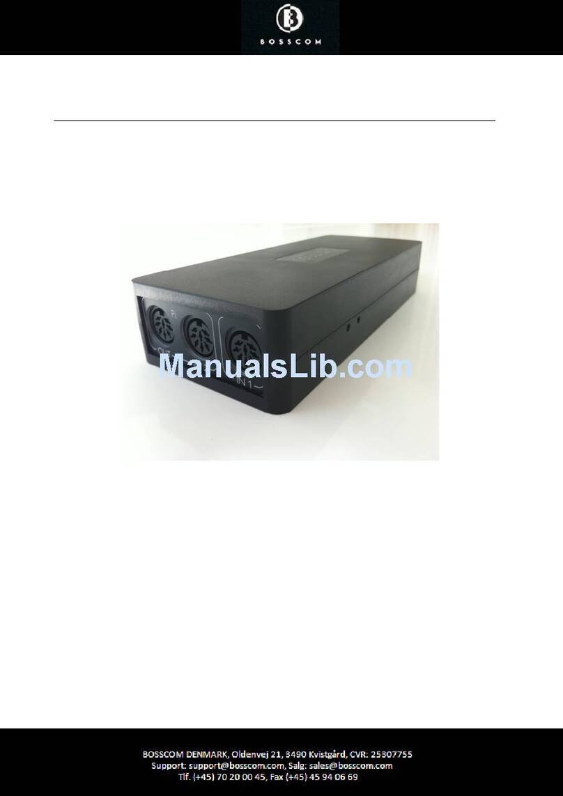 Bosscom Powerlink-Switch user manual