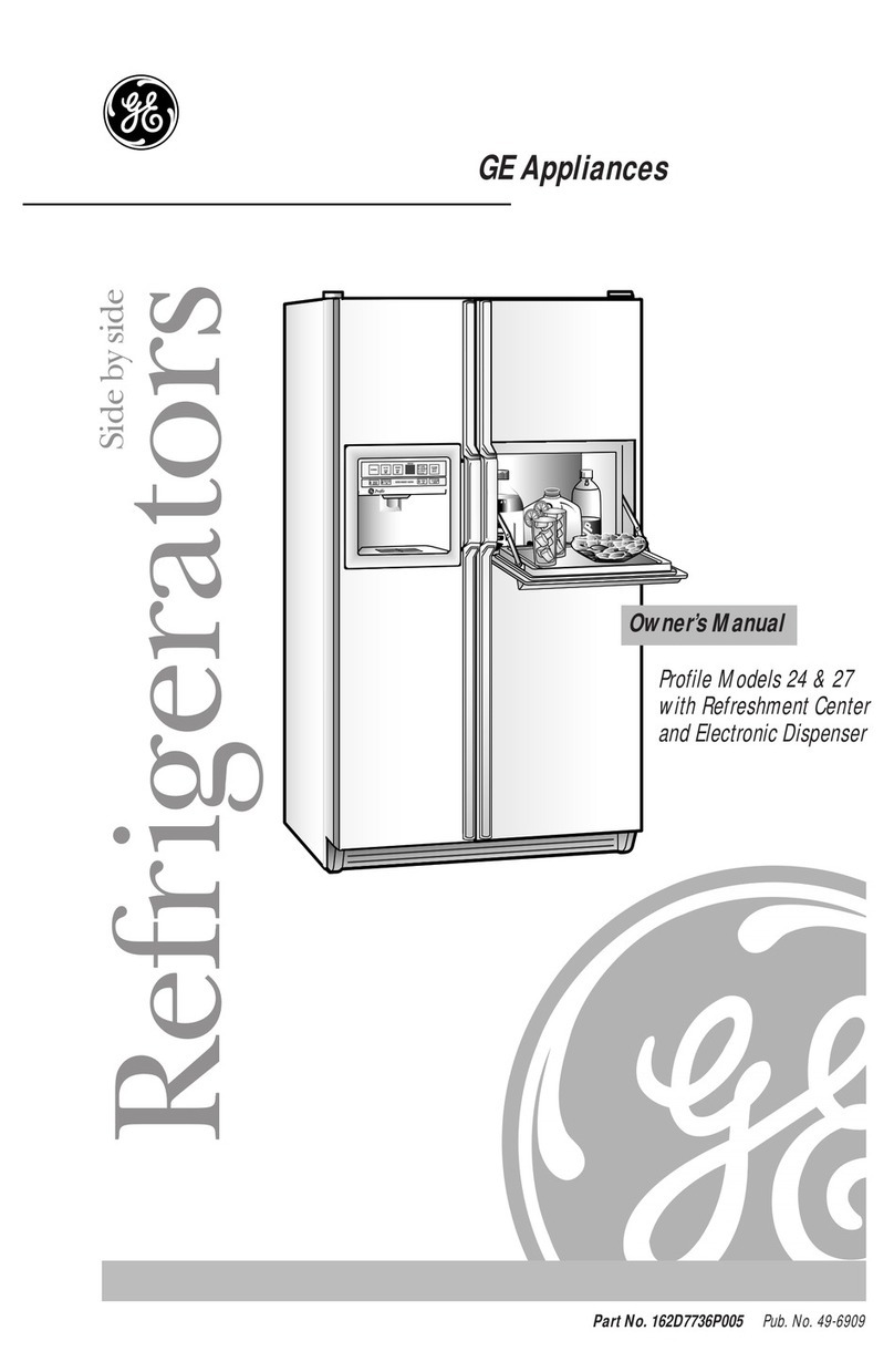 GE Profile 24 CustomStyle owner's manual