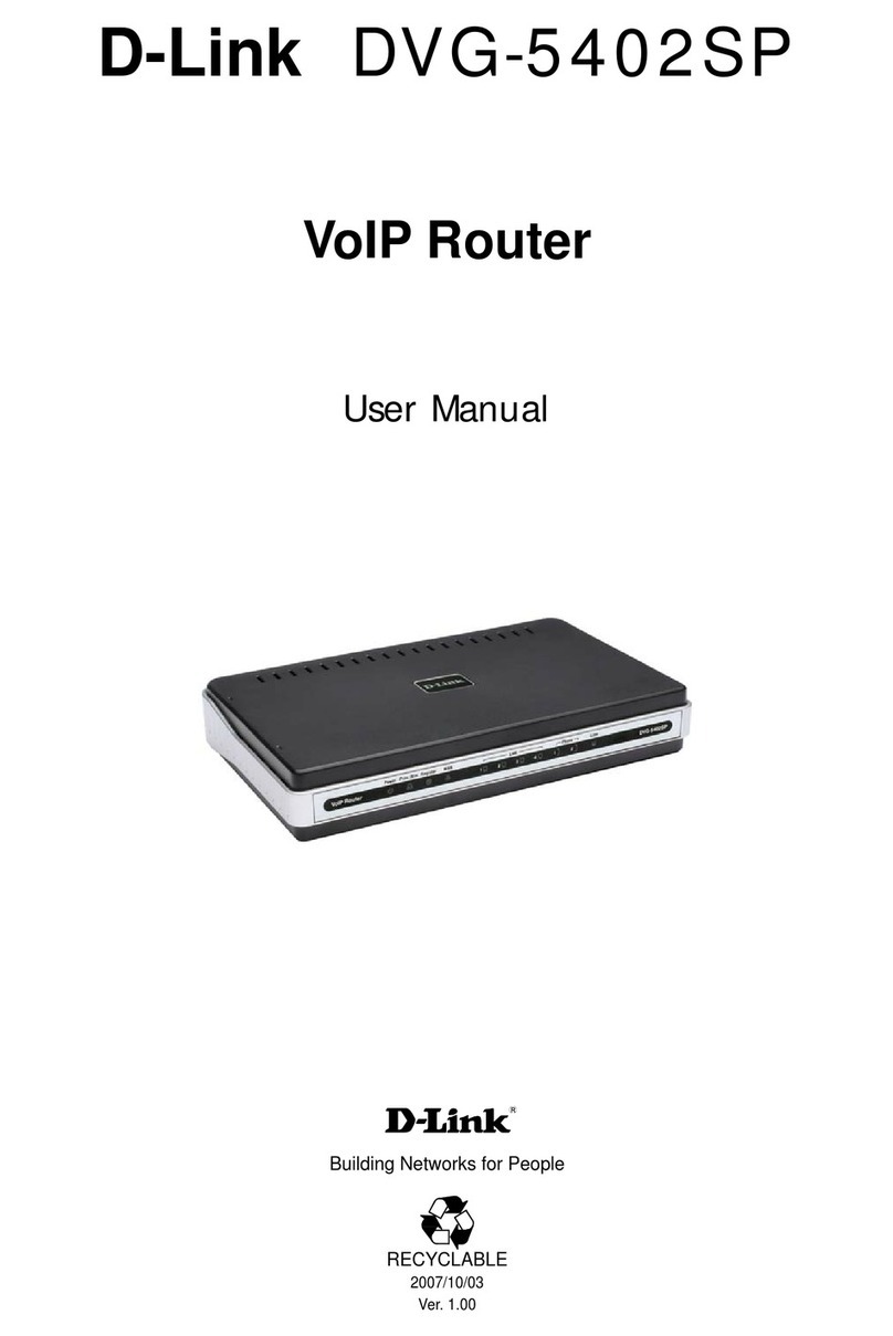 D-Link DVG-5402SP User manual