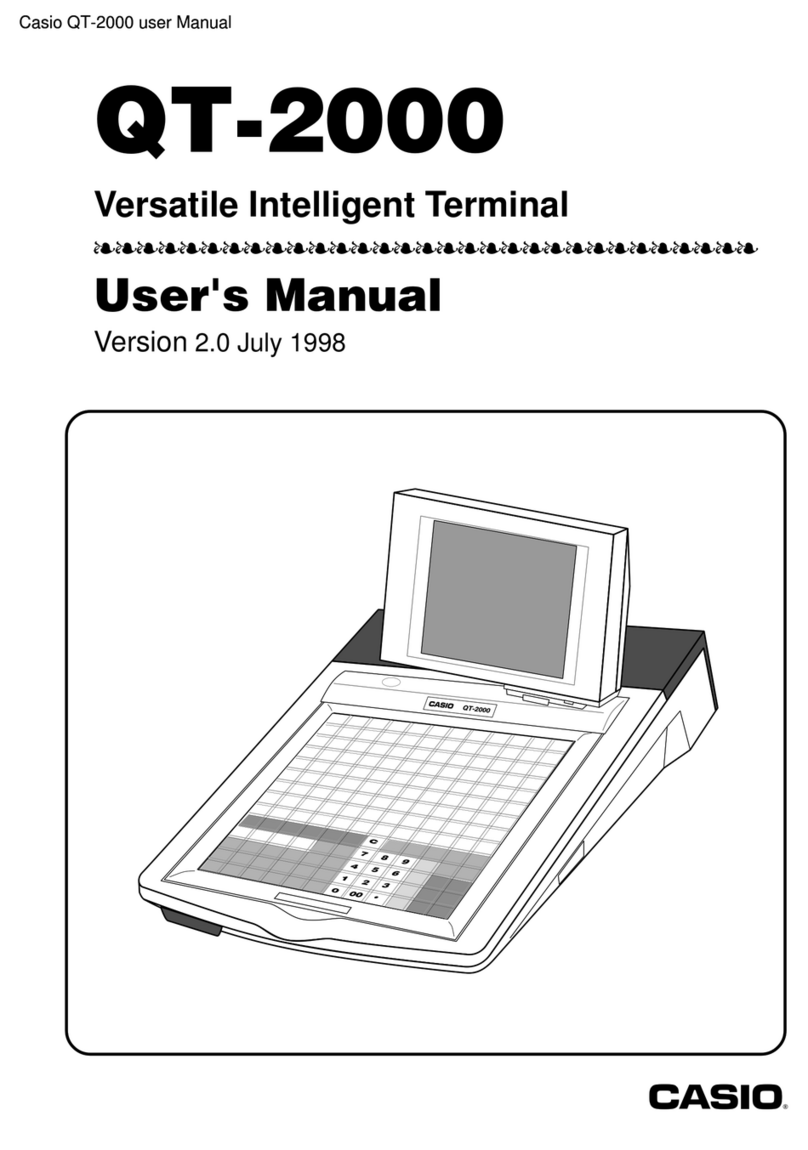 Casio QT-2000 User manual
