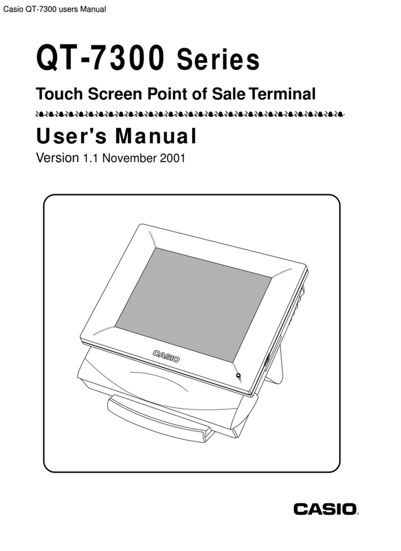 Casio QT-7300 Series User manual