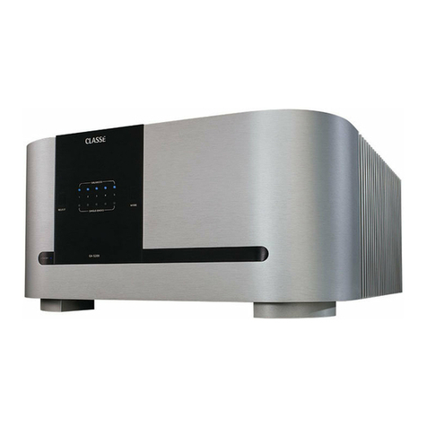 Classe Audio CA-5200 owner's manual