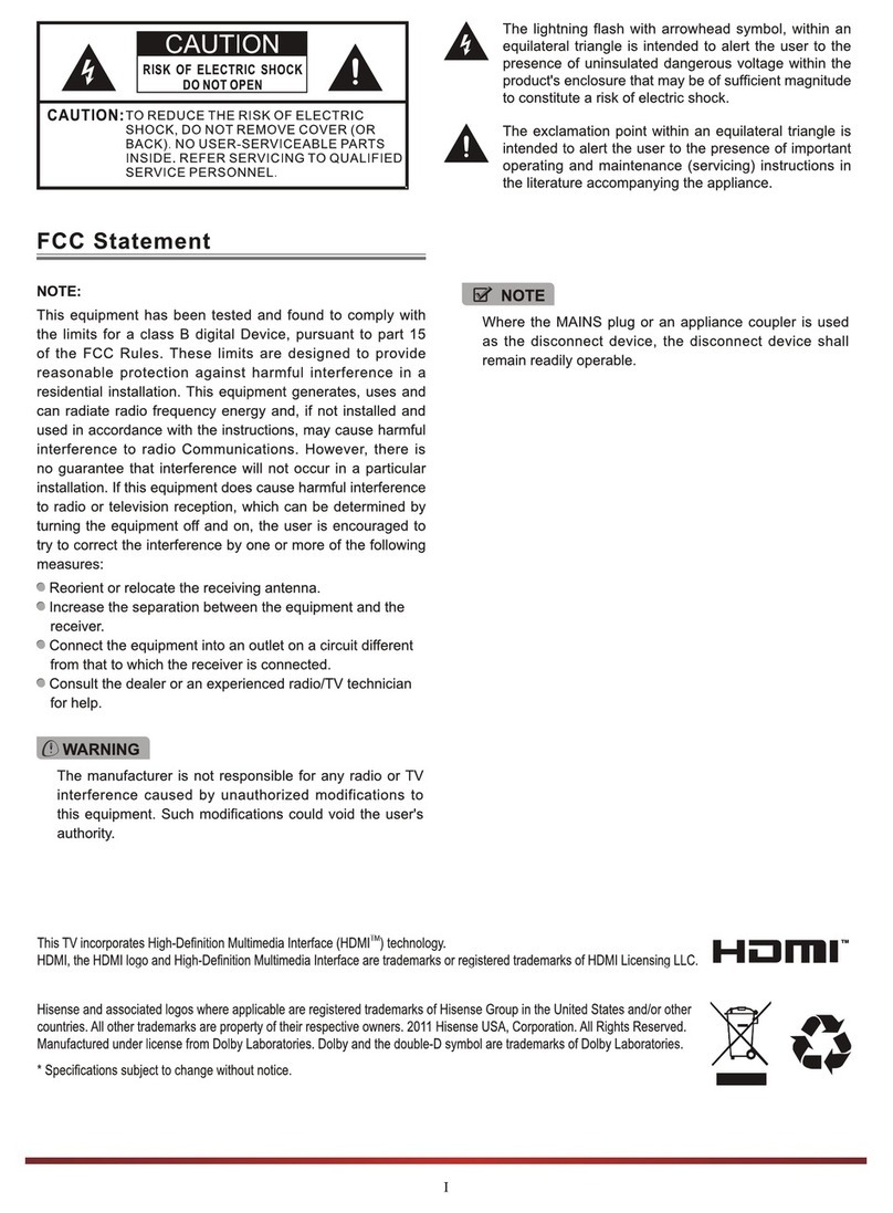 Hisense LTDN46V86US User manual