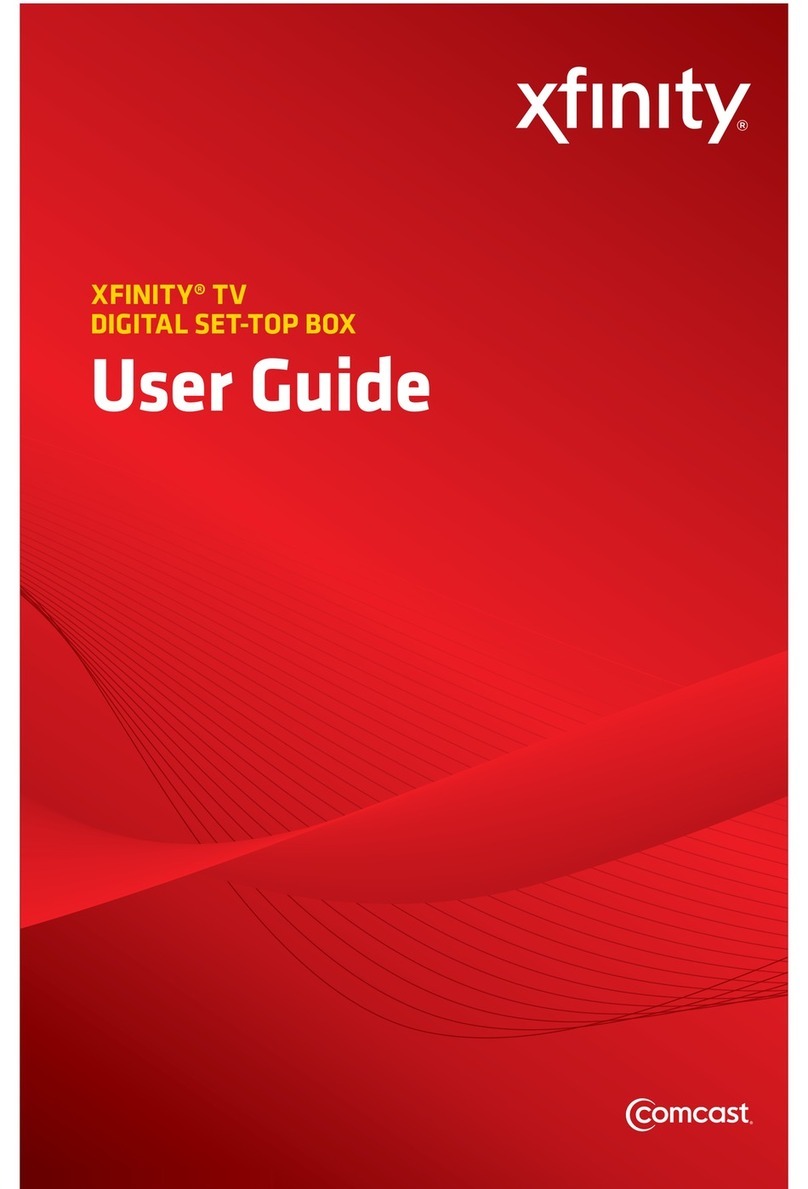 Comcast TV DIGITAL SET-TOP BOX User manual