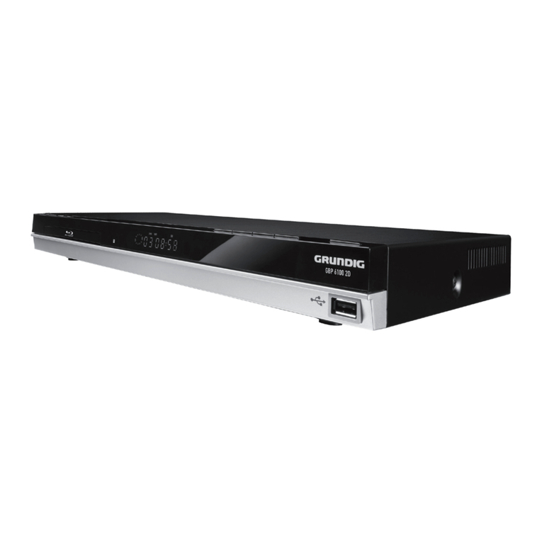 Grundig GBP 6100 2D User manual