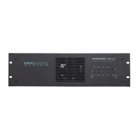 Dynacord DPA 4410 owner's manual