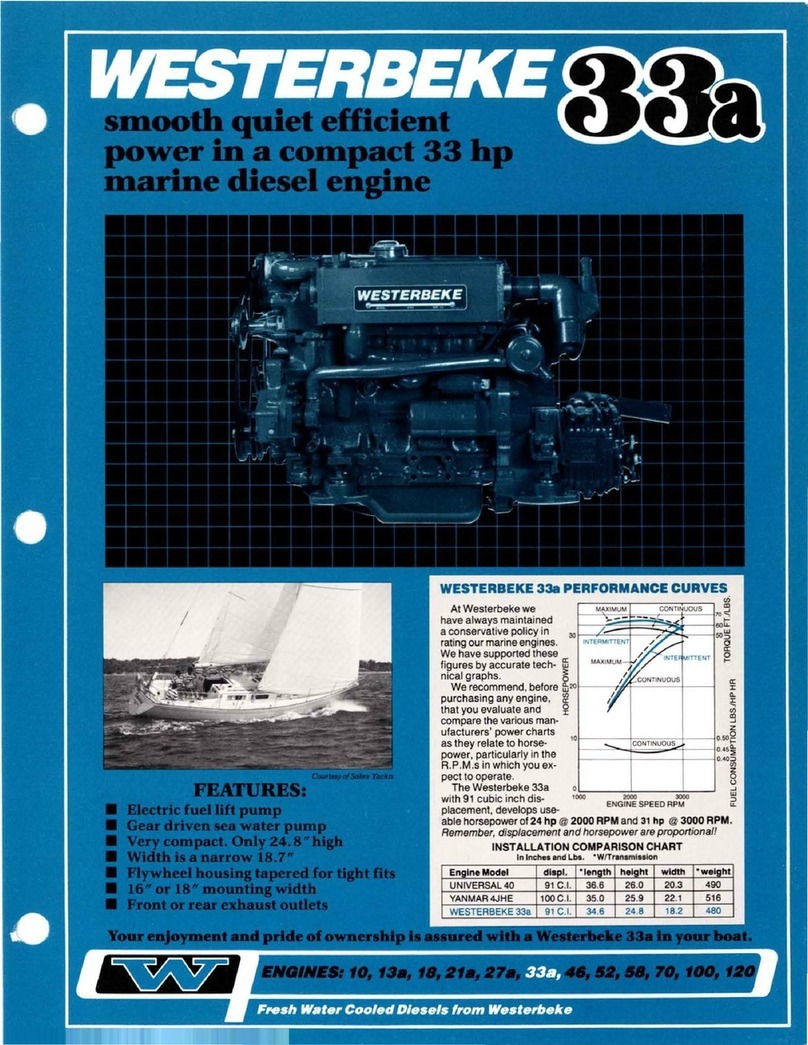 Westerbeke 33a User manual