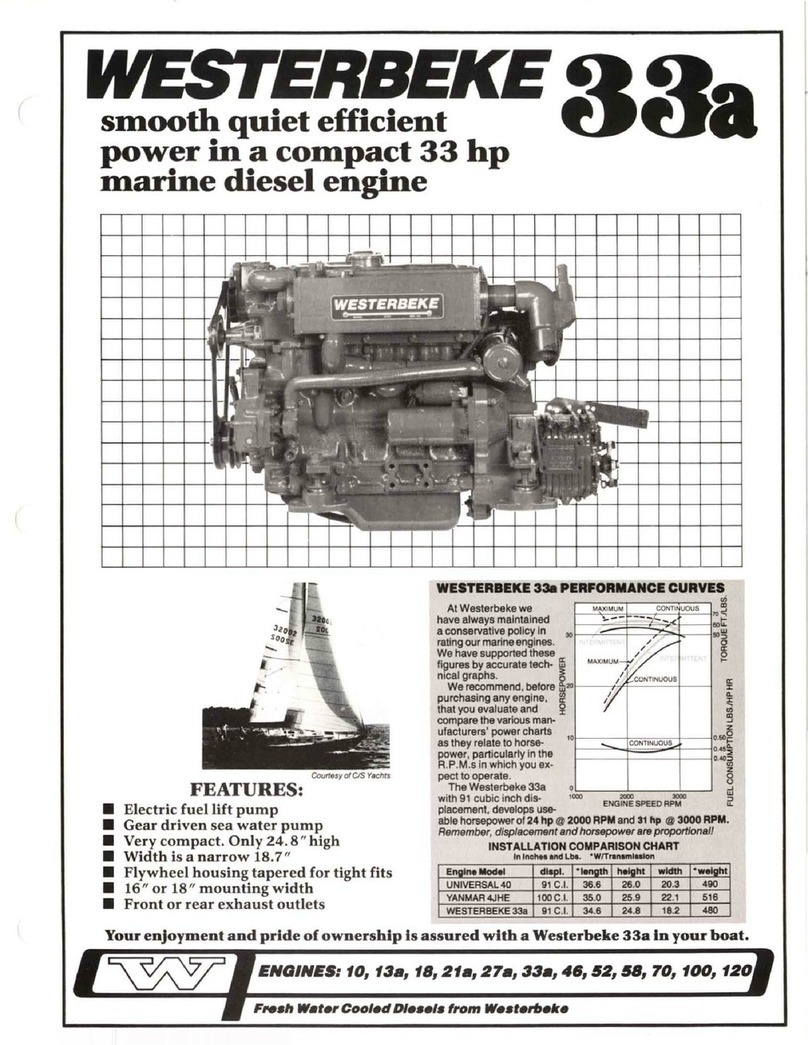 Westerbeke 33a User manual