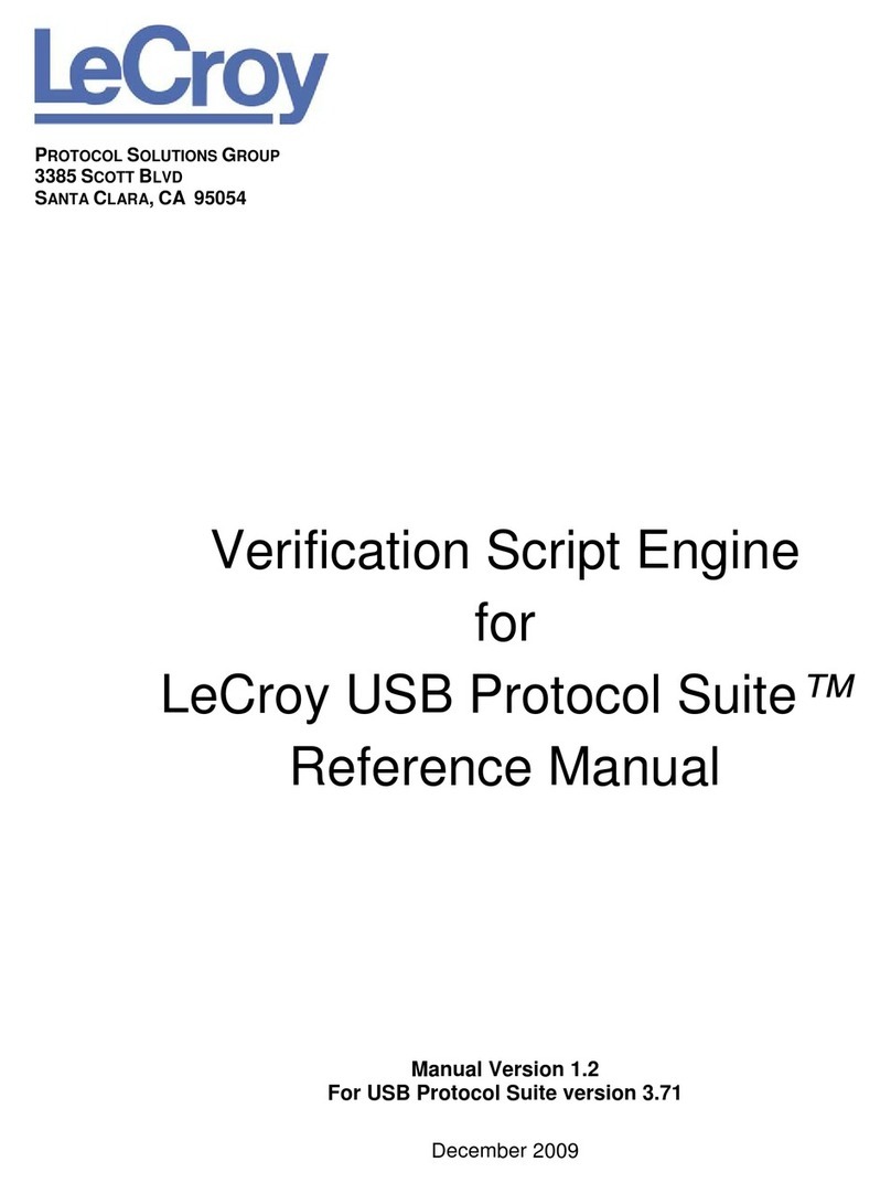 LeCroy USB Protocol Suite Reference manual