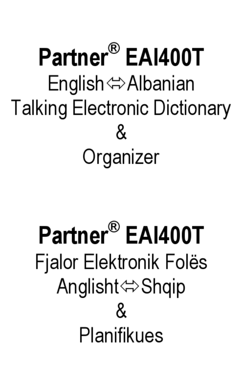 Ectaco Partner EAl400T user manual