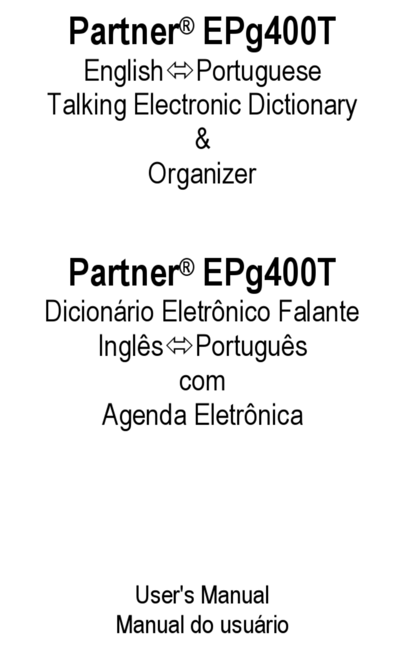 Ectaco Partner EPg400T User manual