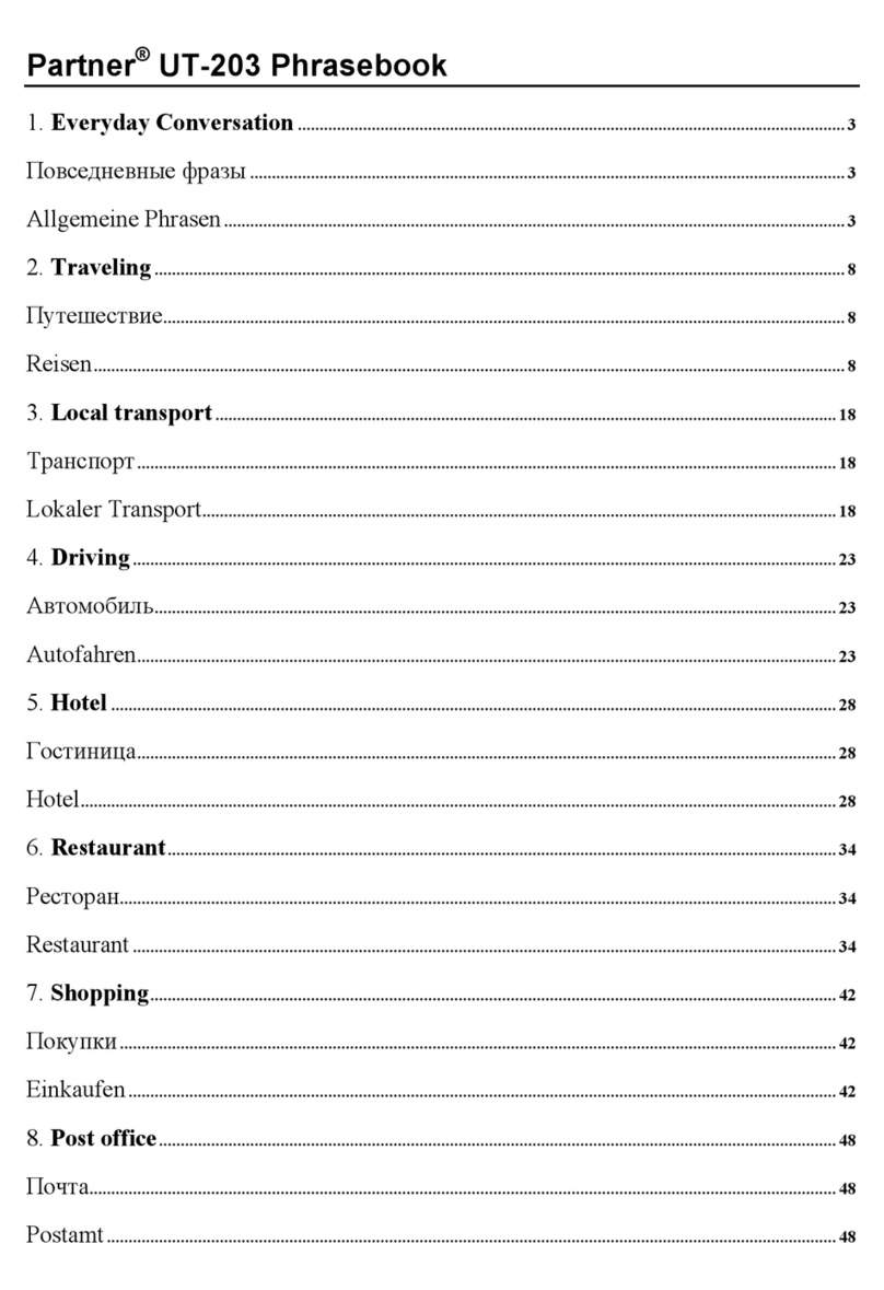 Ectaco Partner ER-X8 User manual