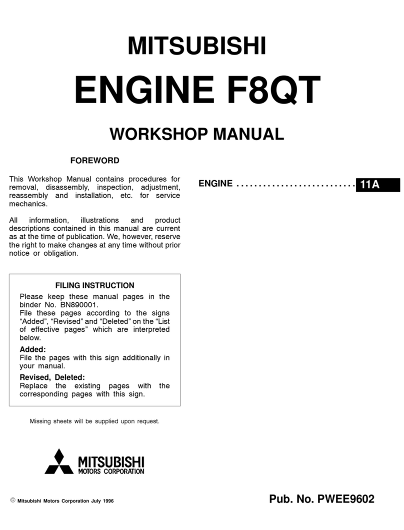 Mitsubishi F8QT Instruction manual