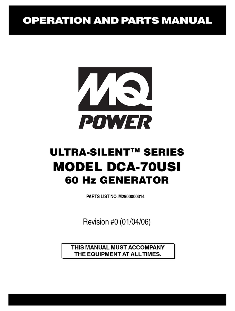 MQ Power MQ POWER WhisperWatt DCA70USI Guide