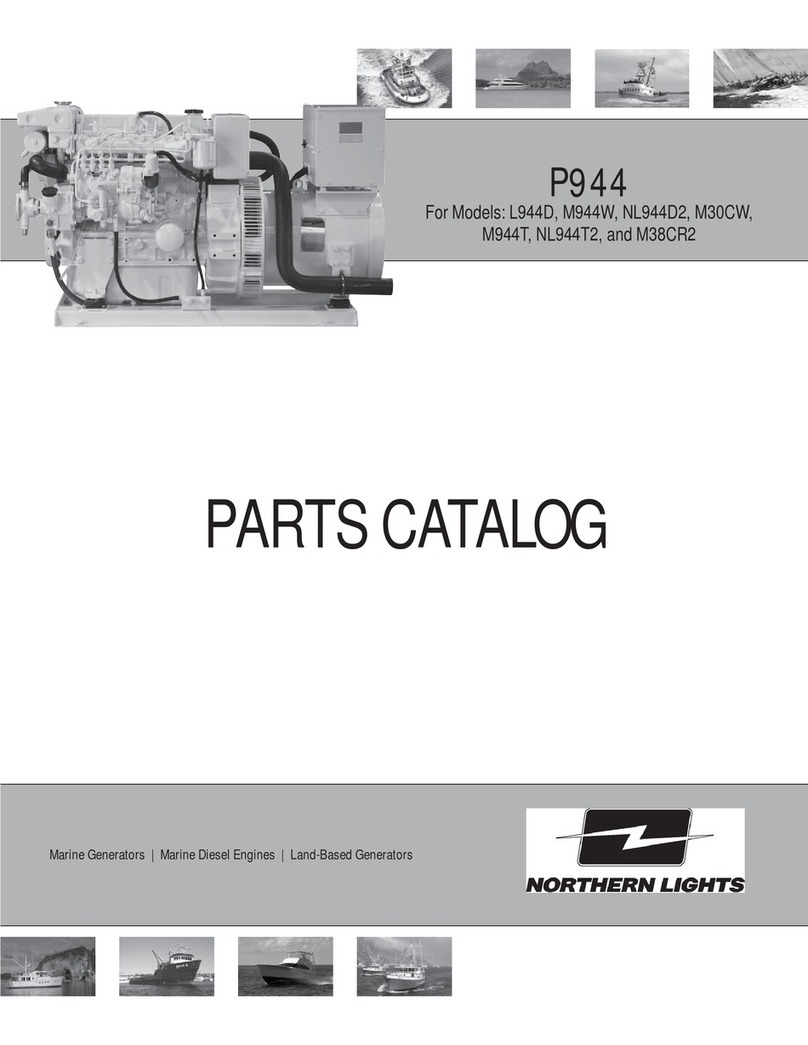 Northern Lights L944D, M944W, NL944D2, M30CW, M944T, NL944T2, and... parts manual