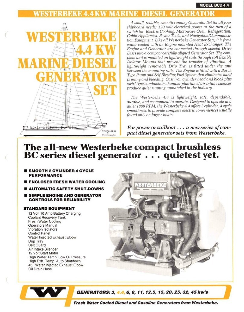 Westerbeke BCD 4.4 Operator's manual Westerbeke BCD 4.4 Operator's manual