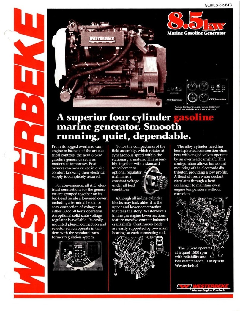 Westerbeke 8.5 BTG specification