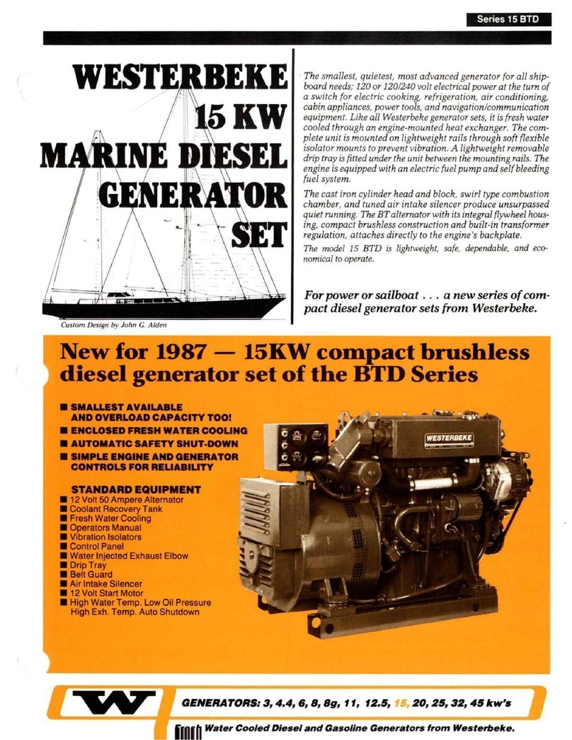 Westerbeke 15 BTD-614 User manual Westerbeke 15 BTD-614 User manual