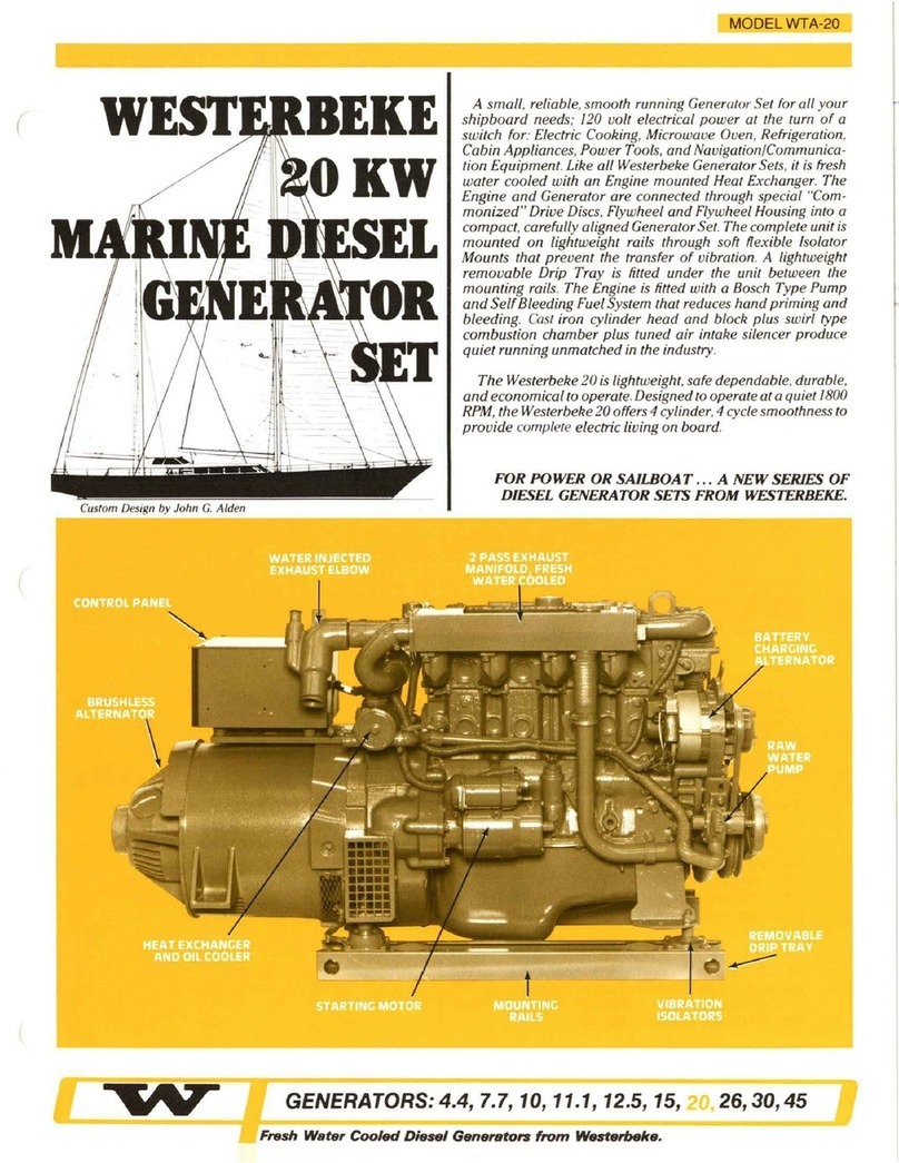 Westerbeke WTA-20-614 User manual
