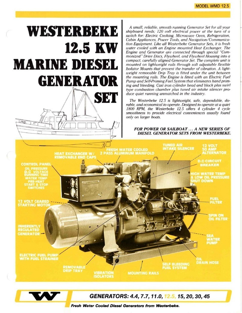 Westerbeke WMD 12.5-60Hz specification