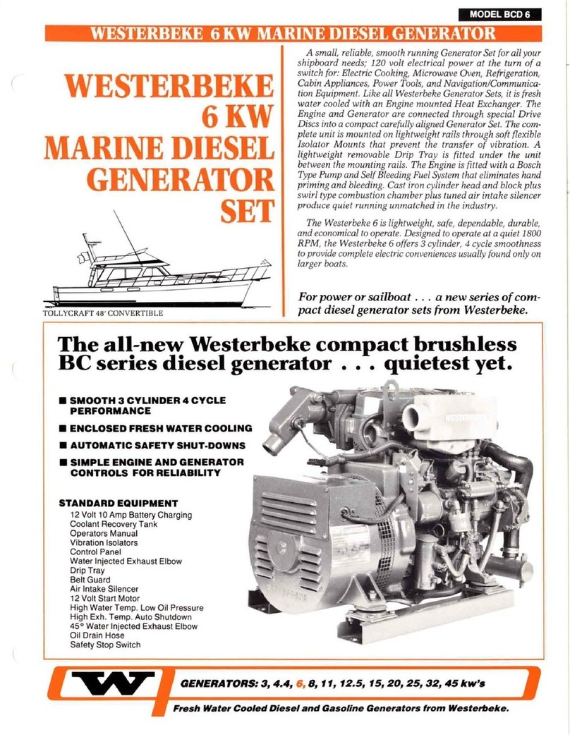 Westerbeke BCD6 User manual