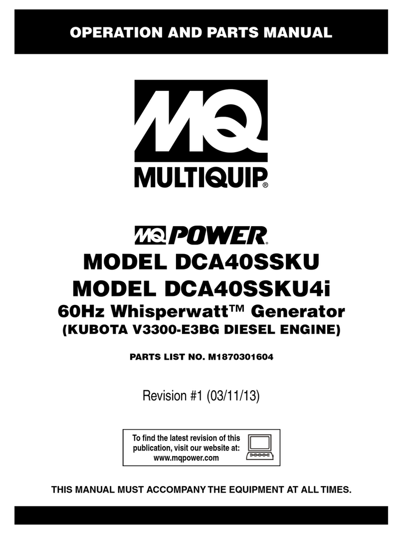 MULTIQUIP Whisperwatt dCa40ssKu Guide