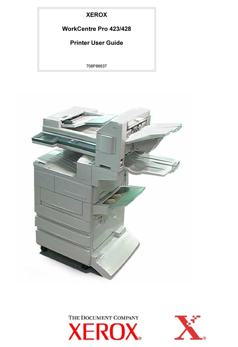 Xerox WorkCentre Pro 423 User manual