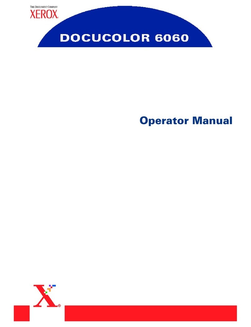 Xerox DocuColor 6060 User manual