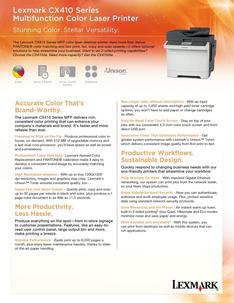 Toshiba CX410 Series User manual