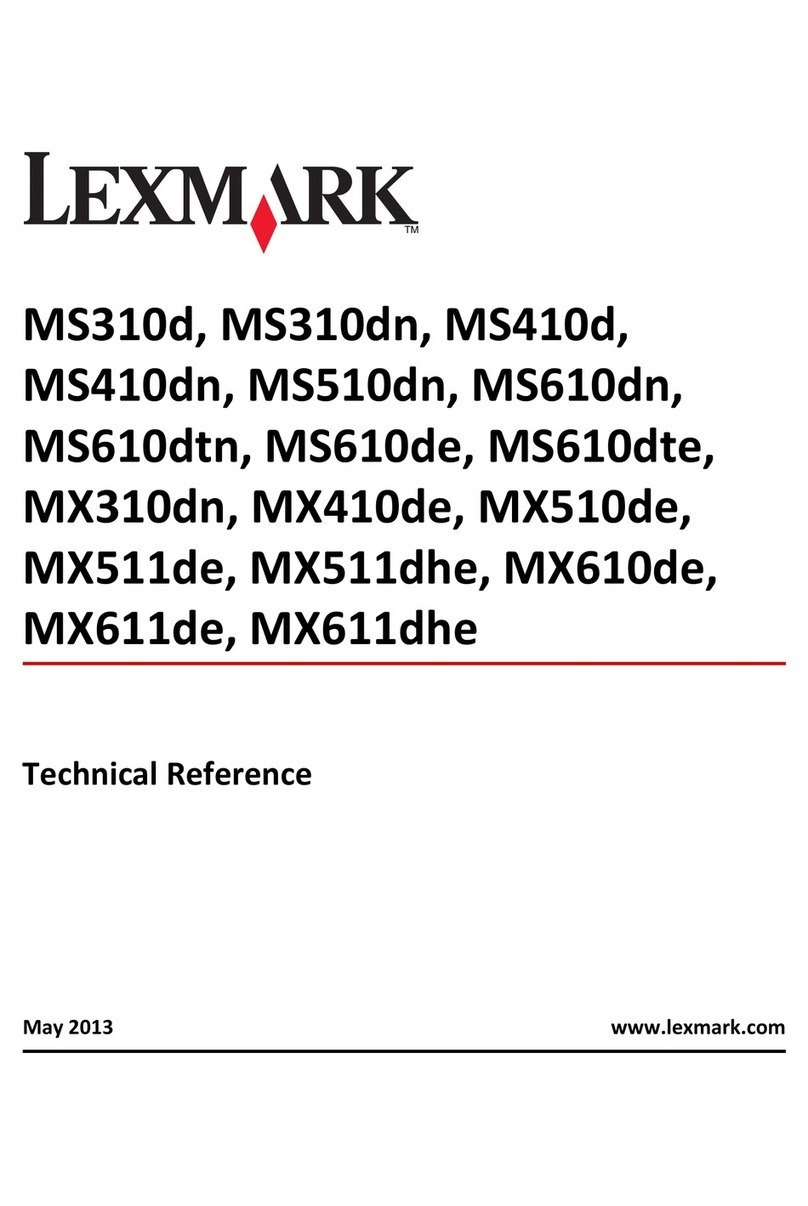 Lexmark MS310d Use and care manual
