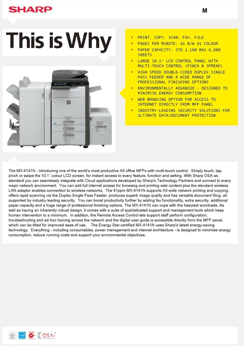 Sharp MX-4141N User manual
