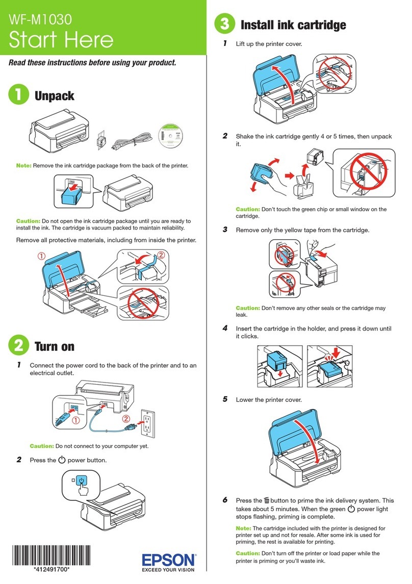 Epson WorkForce WF-M1030 Start here