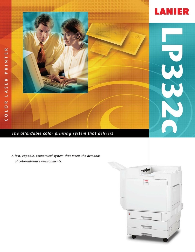 Lanier LP332c Owner's manual