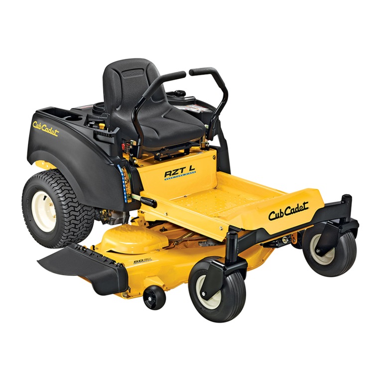 Cub Cadet RZT 50 (w/50" Mower Deck) User manual Cub Cadet RZT 50 (w/50" Mower Deck) User manual