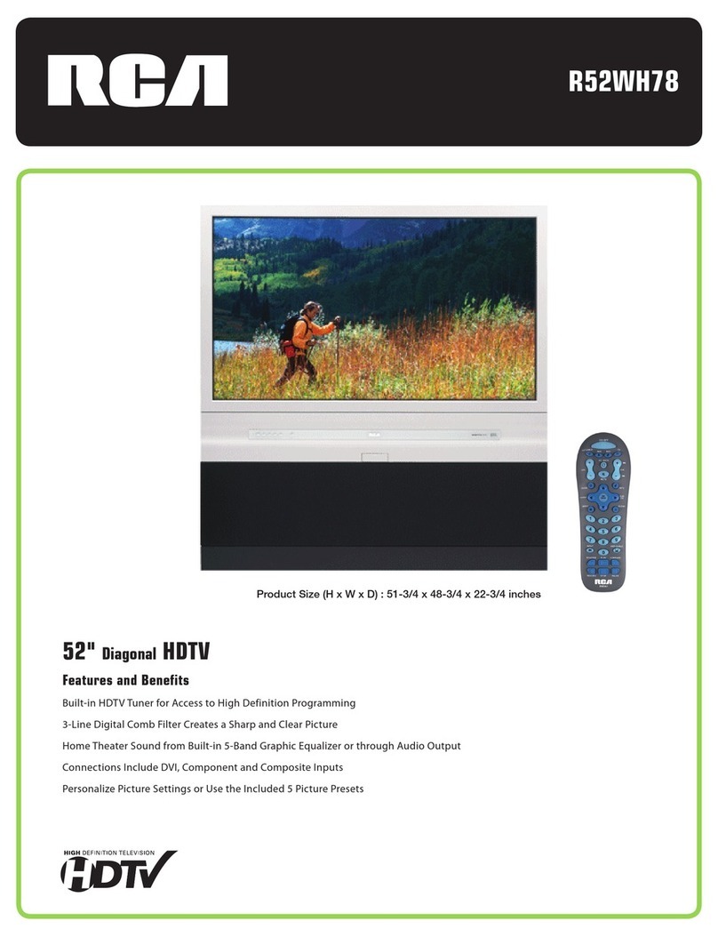 RCA R52WH78 User manual
