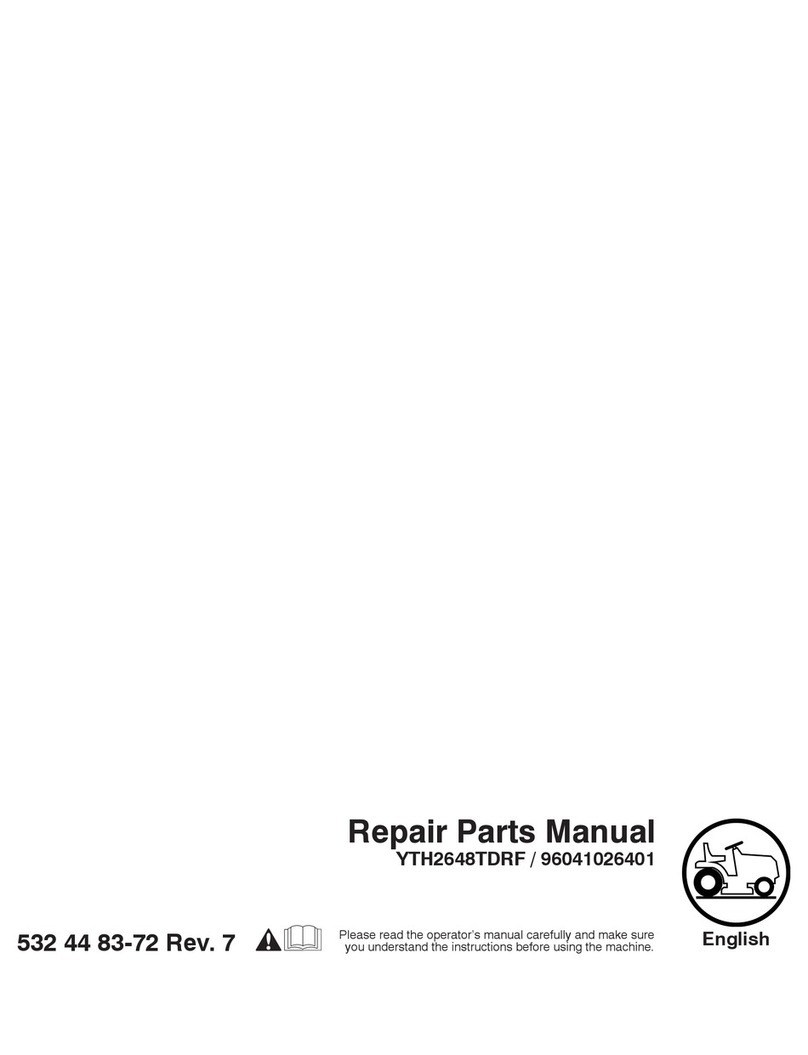 Husqvarna YTH2648TDRF Repair parts manual