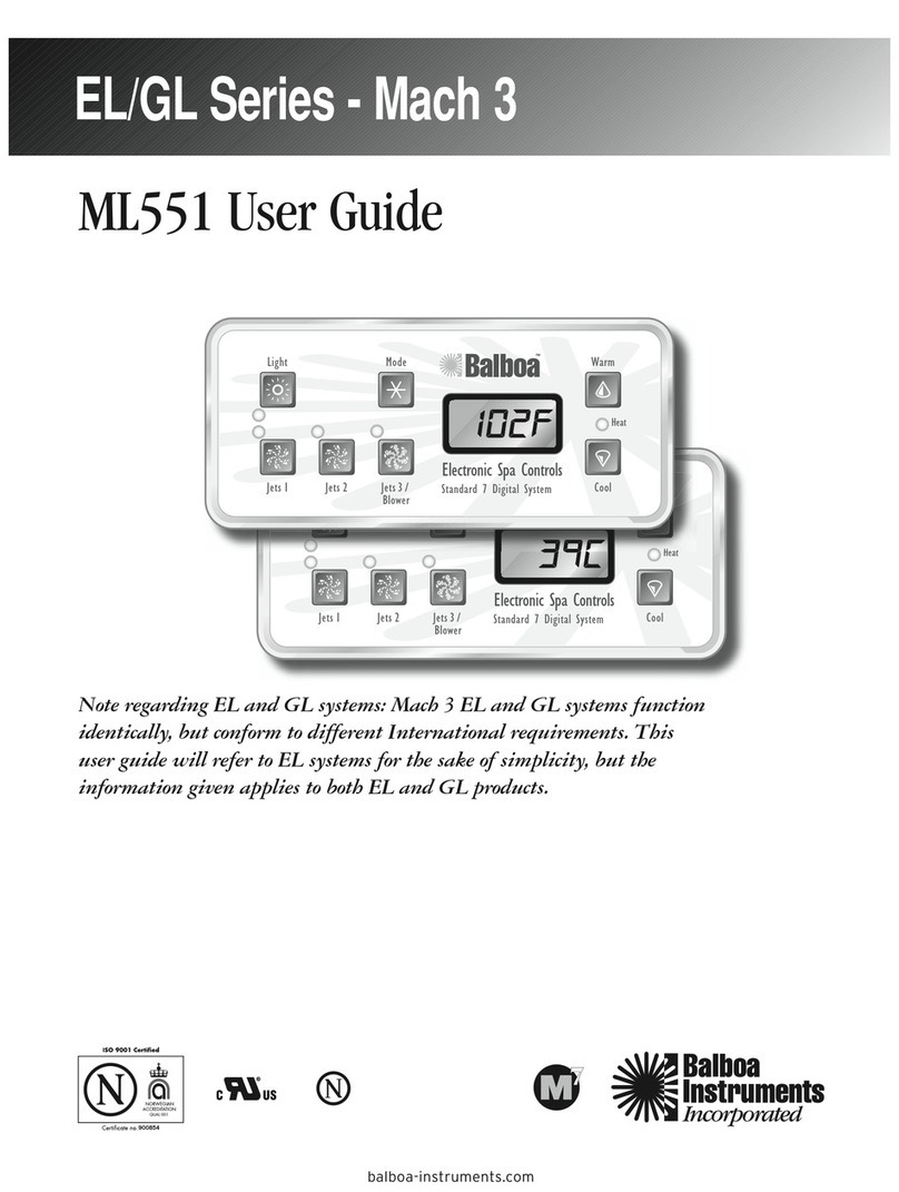 Balboa Instruments ML551 user guide