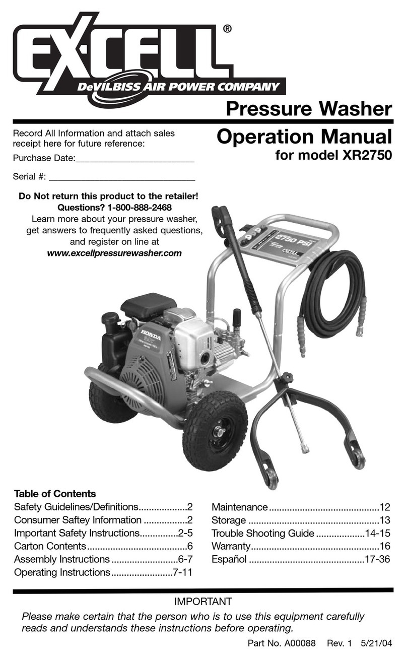 Excell XR2750 User manual