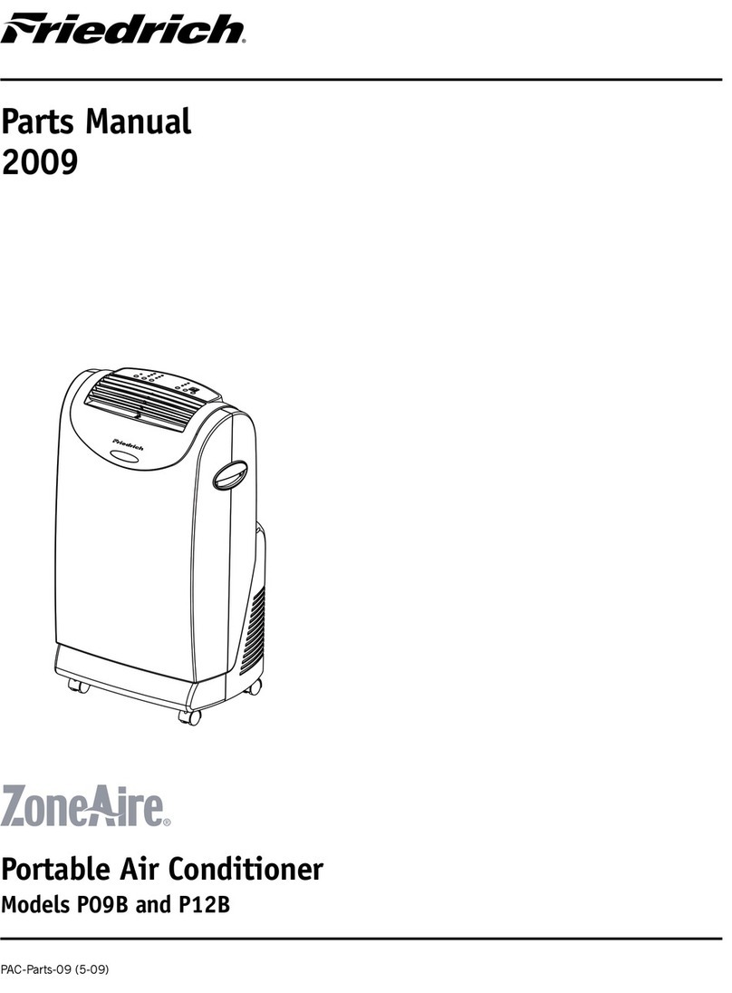 Friedrich ZoneAire P09B User manual