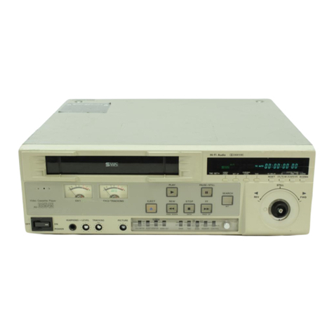Panasonic AG-A850 User manual Panasonic AG-A850 User manual