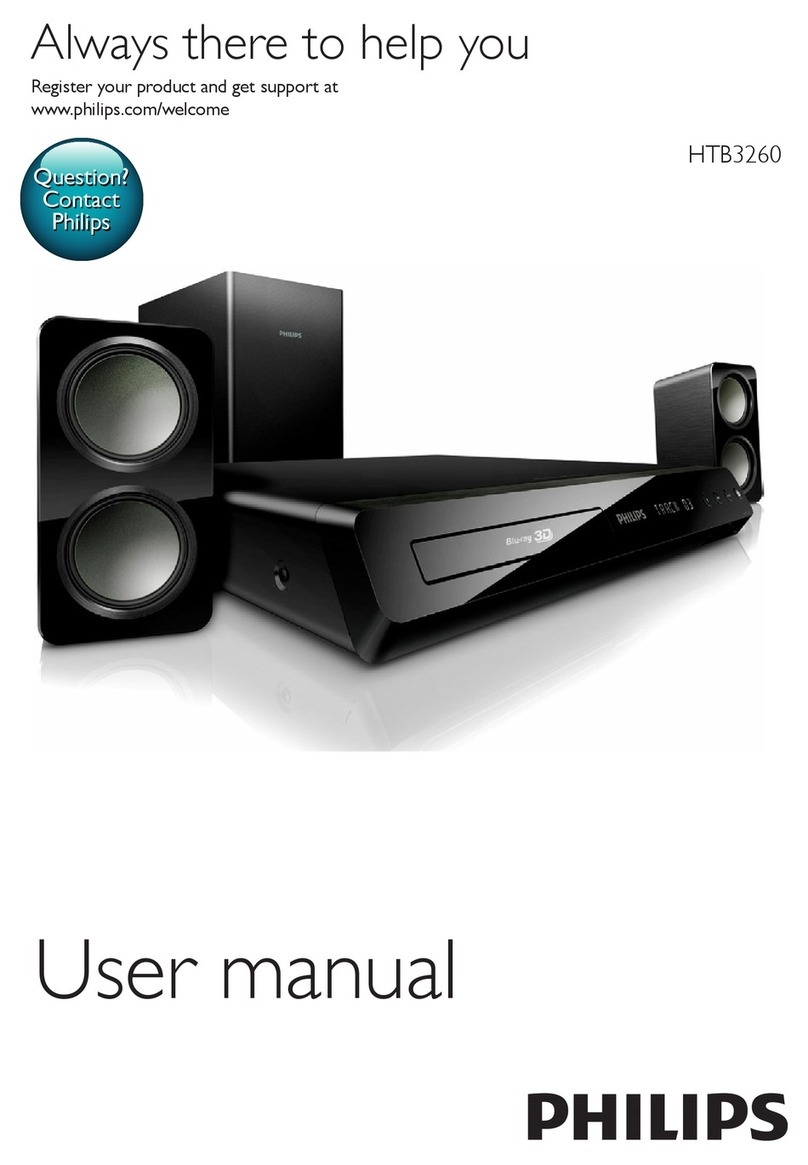 Philips HTB3260 User manual