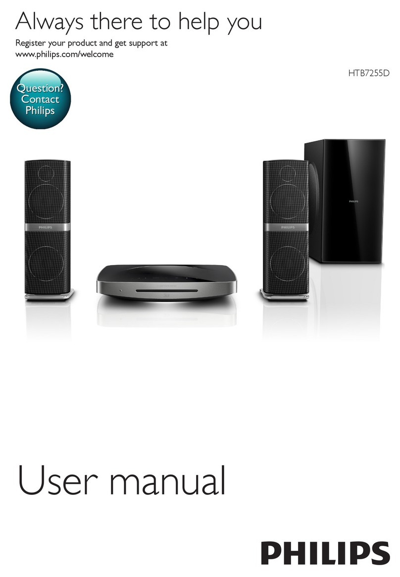 Philips HTB7255D User manual