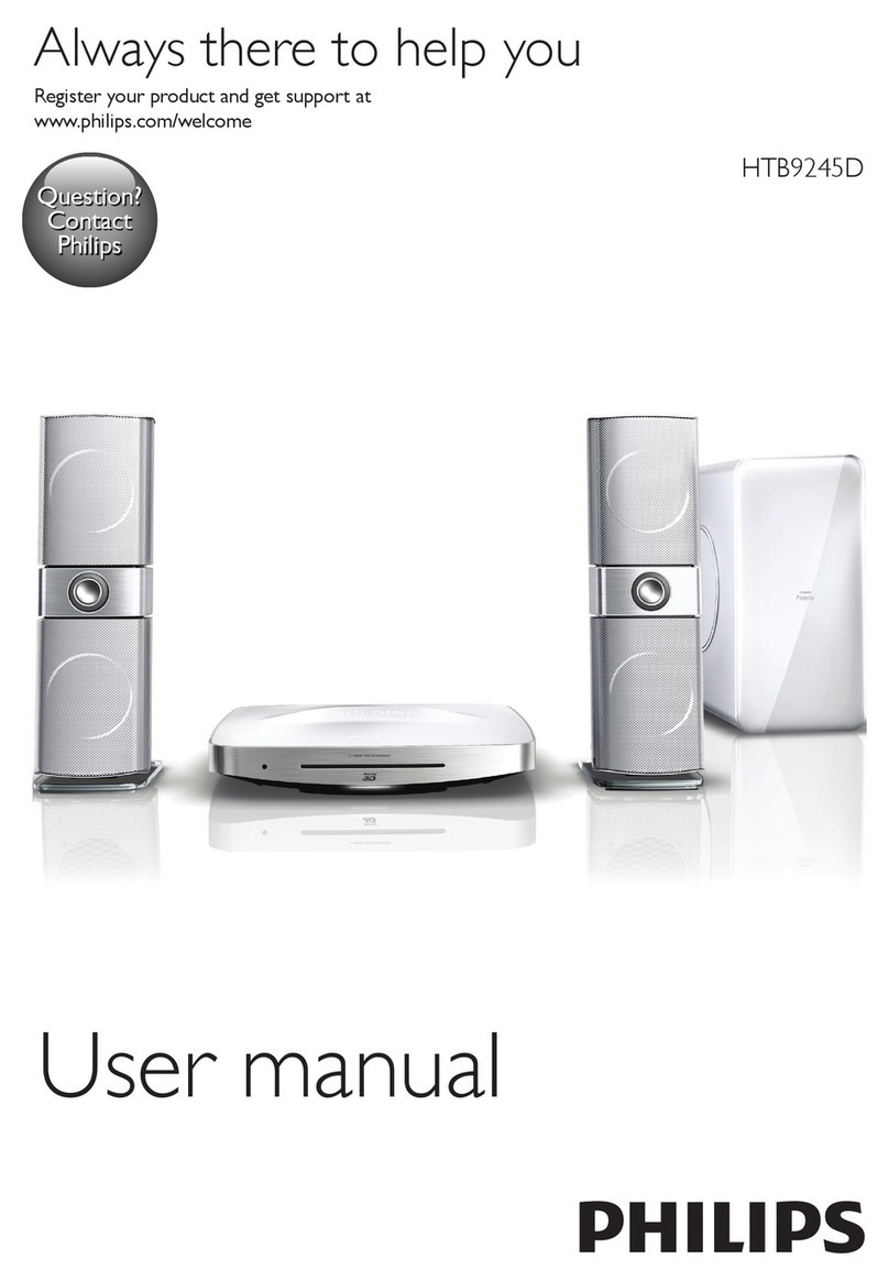 Philips HTB9245D User manual