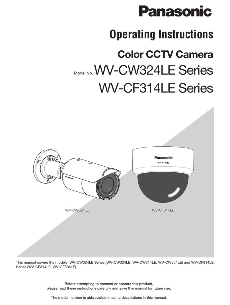 Panasonic WV-CW324LE Series operating instructions