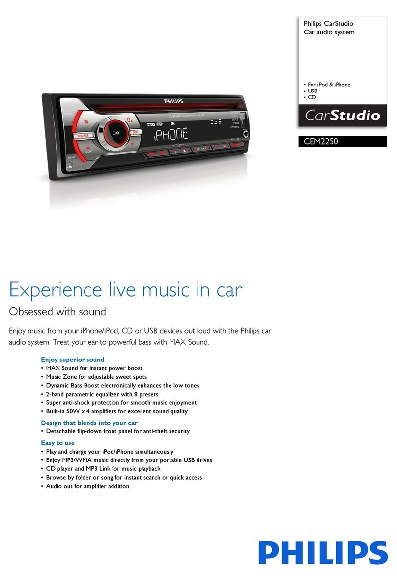 Philips CarStudio CEM2250 Specifications Philips CarStudio CEM2250 Specifications