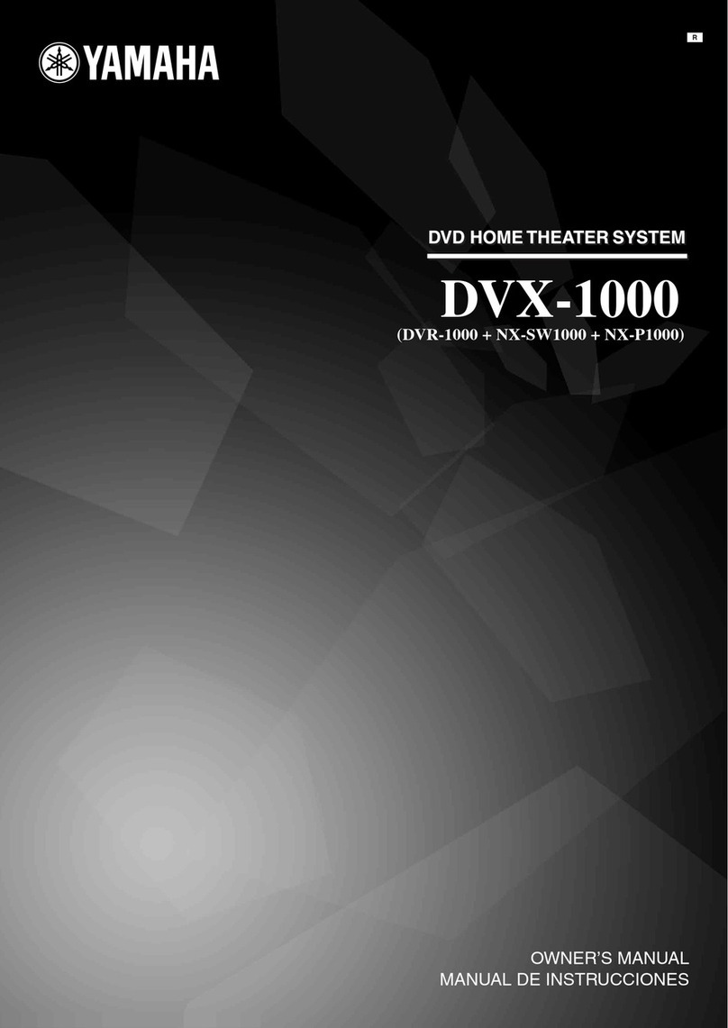 Yamaha DVX-1000 User manual