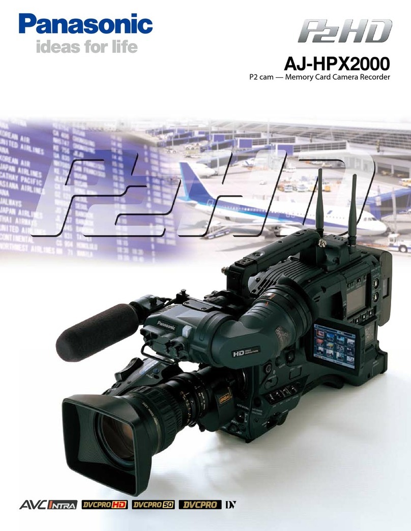 Panasonic AJ-HPX2000 User manual