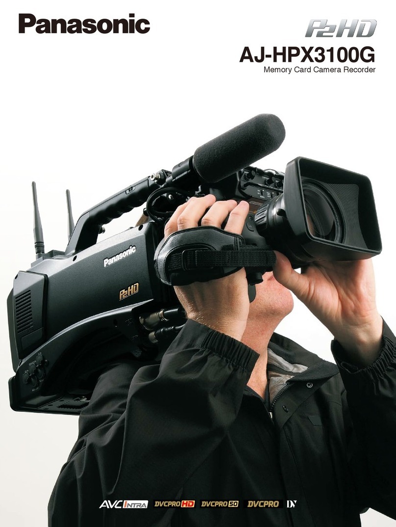Panasonic AJ-HPX3100G User manual